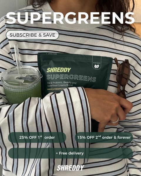 25% OFF SUPERGREENS