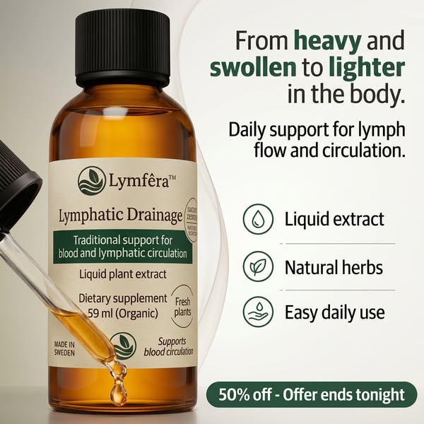 Reduce pain and swelling in your legs with Lymfera. A natural solution for the lymphatic system.