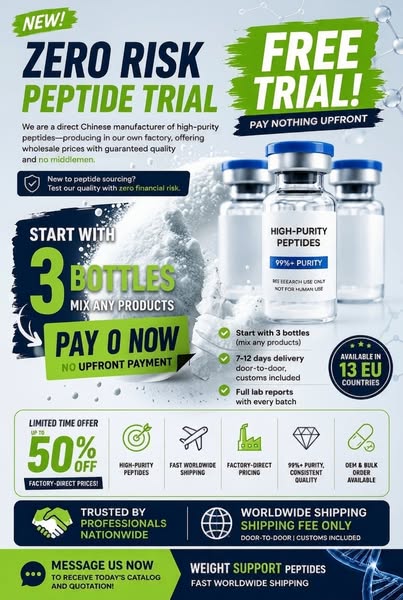 free free free !!!! Factory-direct peptides.