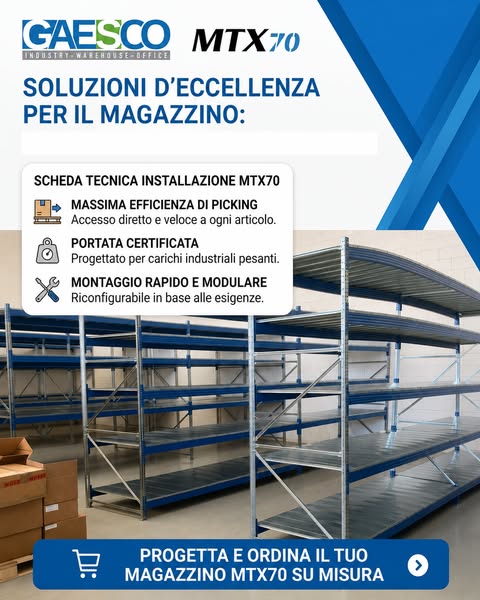 Scopri anche tu la qualità dei nostri scaffali