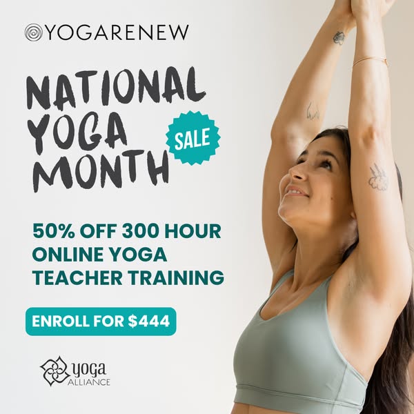 Use code: YOGAMONTH26 at checkout