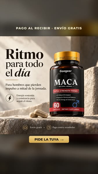 Maca 1900 mg · Envío gratis y pago al recibir