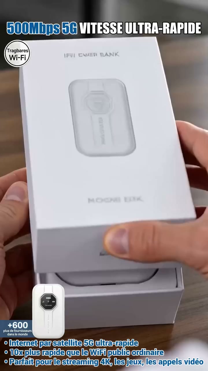 [Connectivité de niveau satellite] WiFi portable sans frontières