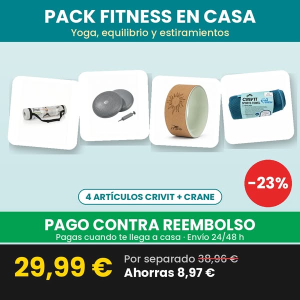 Pack Fitness en Casa por 29,99 €