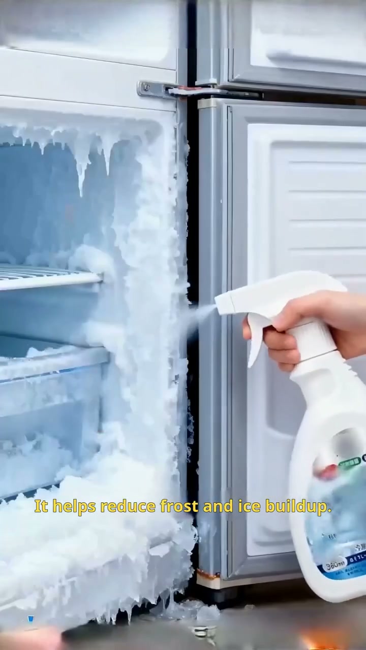 Buy 2 Get 1 Free | Defrosting Spray for Fridge Freezer Includes Free Spatula