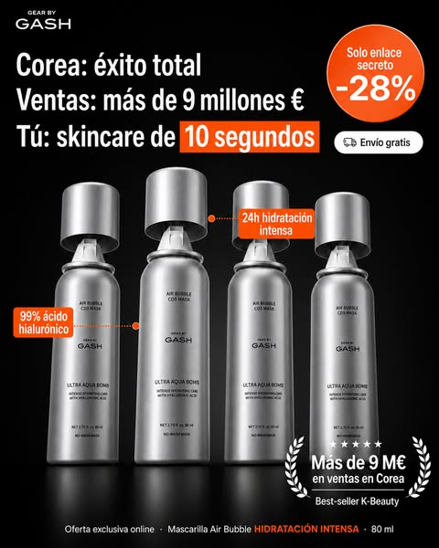 Best-seller en Corea, ahora en España