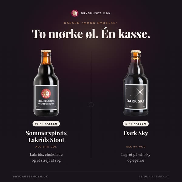 Mørkt, fyldigt, fuld af smag