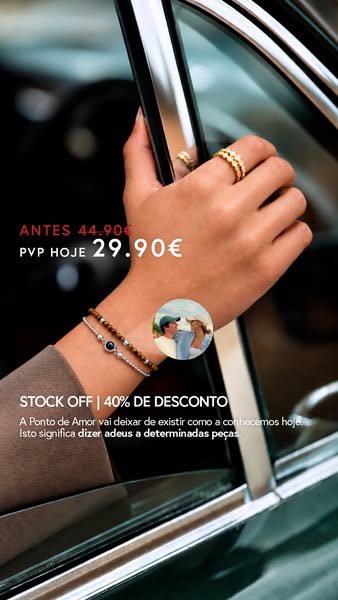 STOCK OFF - 40% DESCONTO