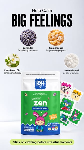 Sticker Power for Peaceful Moments! Zenpatch Calms Moods Naturally