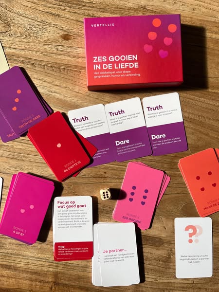 Zes gooien in de liefde – Hét dobbelspel voor meer liefde & verbinding