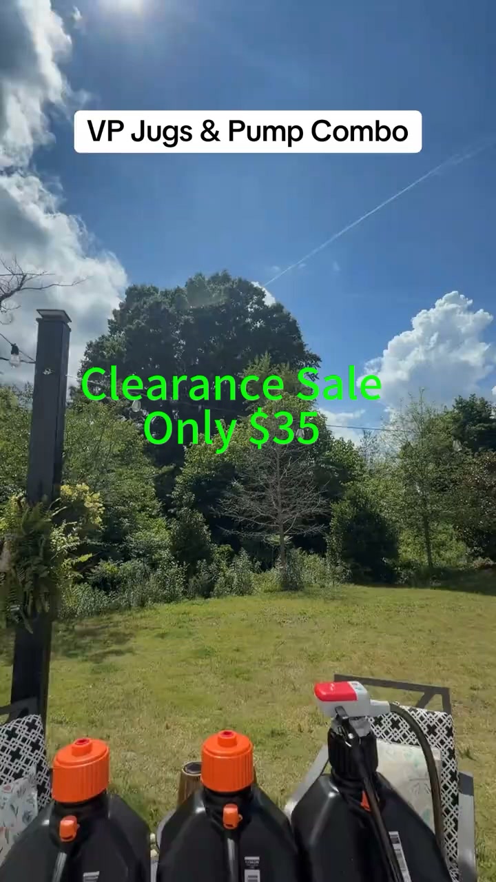 3 Pack Fuel Jug with Transfer Pump Clearance, Only $35.90