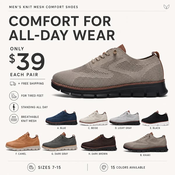 Orthopedic Comfort Sneakers | 60% OFF