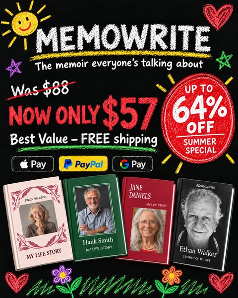 Autumn Sale – 64% Off. Your Story Can't Wait.