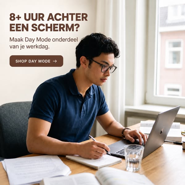 8+ uur achter een scherm?
