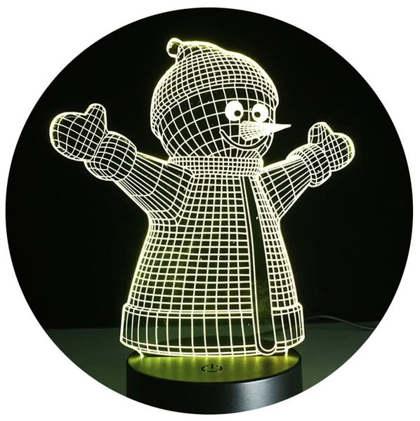 €14.99 - Nočna lučka IllusioLight, Snežak