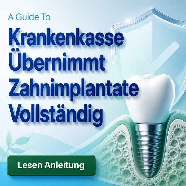 Krankenkasse und Zahnimplantate - Was Sie Wissen Müssen