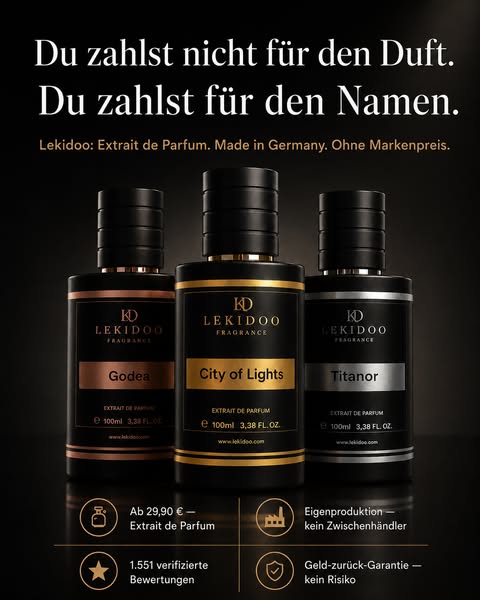 3 Düfte ein Preis | Lekidoo