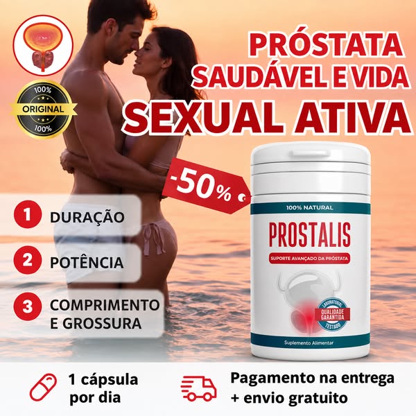 Encomende Prostalis com 50% de desconto!