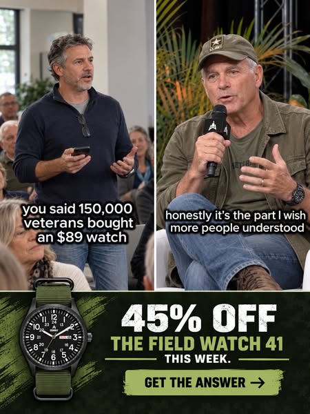 150,000 Veterans Chose an $89 Watch Over a $600 One. The Room Went Silent.