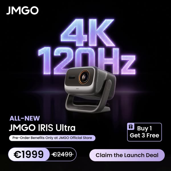 World-First 4K UHD Projector — JMGO IRIS Series