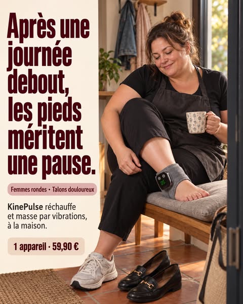 Une pause pour les pieds douloureux