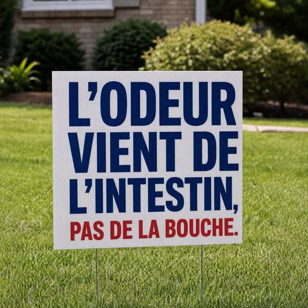 Votre haleine ne vient pas de la bouche.
