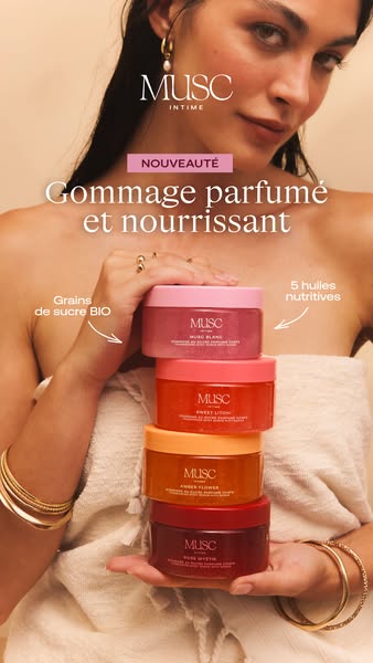 Nouveau : les gommages parfumés