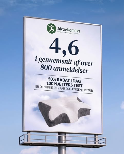 Halv pris i dag. 100 nætter at prøve.