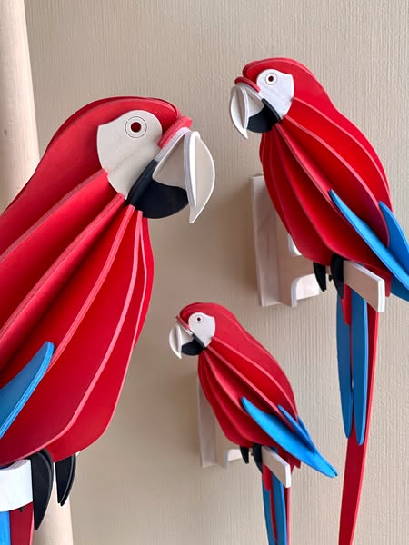 Rød Papegøje - Scarlet Macaw