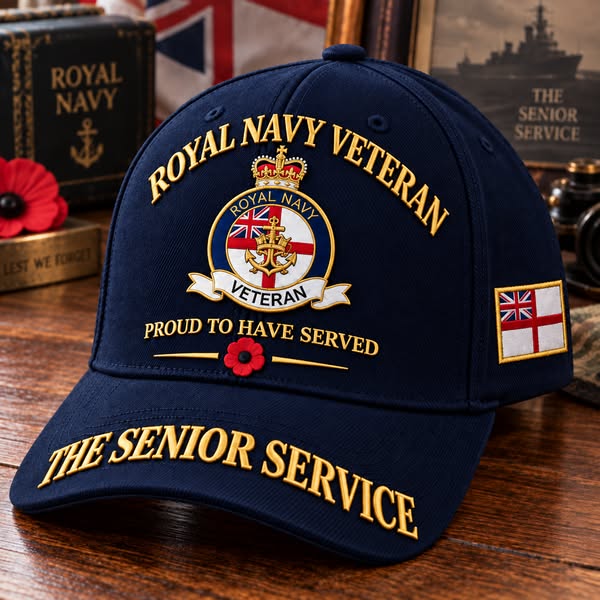 Royal Navy Veteran “Proud To Have Served” Tribute Cap
