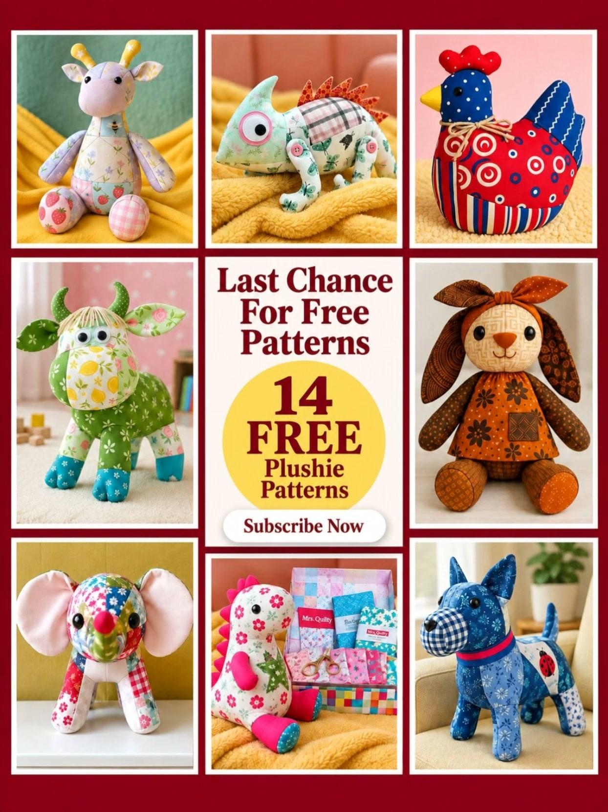 Last Chance For Free Patterns