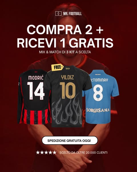 SPEDIZIONE GRATUITA OGGI