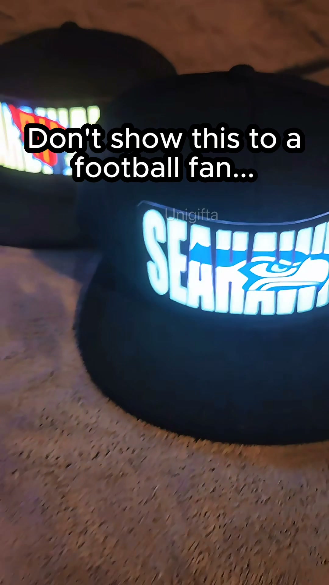 Light-Up LED Football Caps