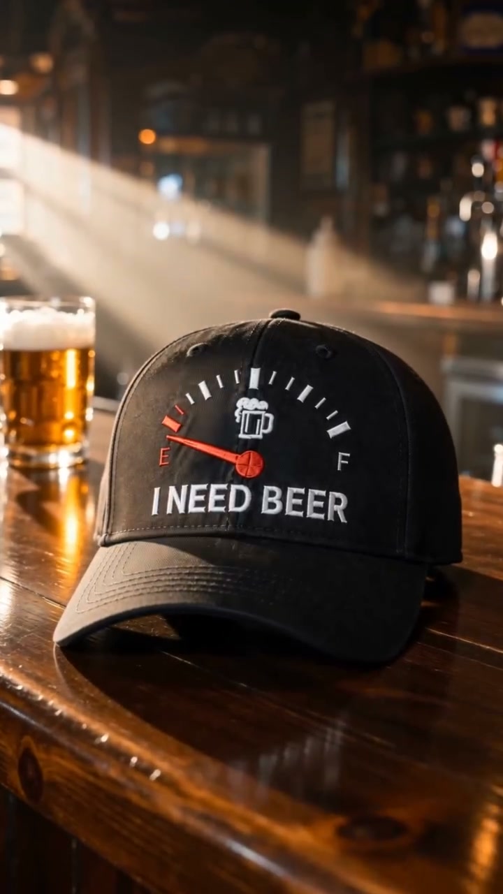 I NEED BEER Embroidered Baseball Cap – Unisex Memorial Hat