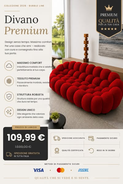 Divano Bolla di Design
