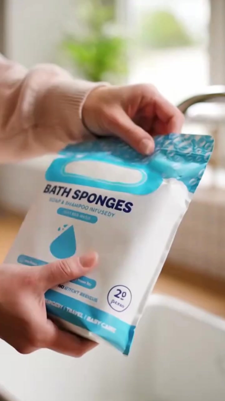 Freshness Anytime, Anywhere! 25 Large Rinse-Free Bathing Wipes for Adults
