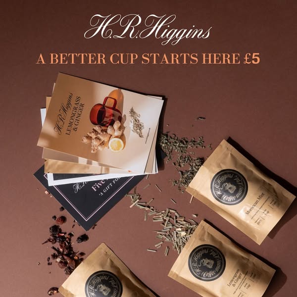 Discover H.R.Higgins Coffee & Tea for £5