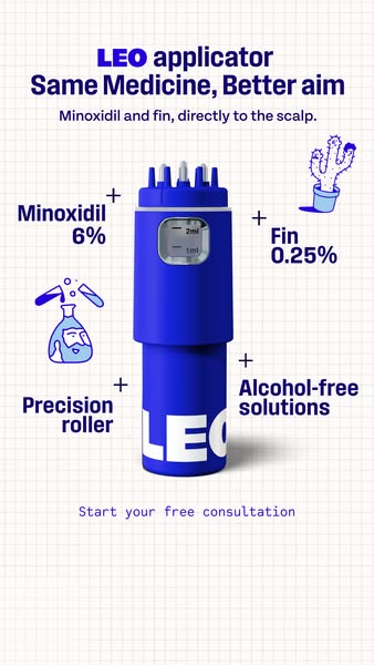 Minoxidil. Delivered With Precision.