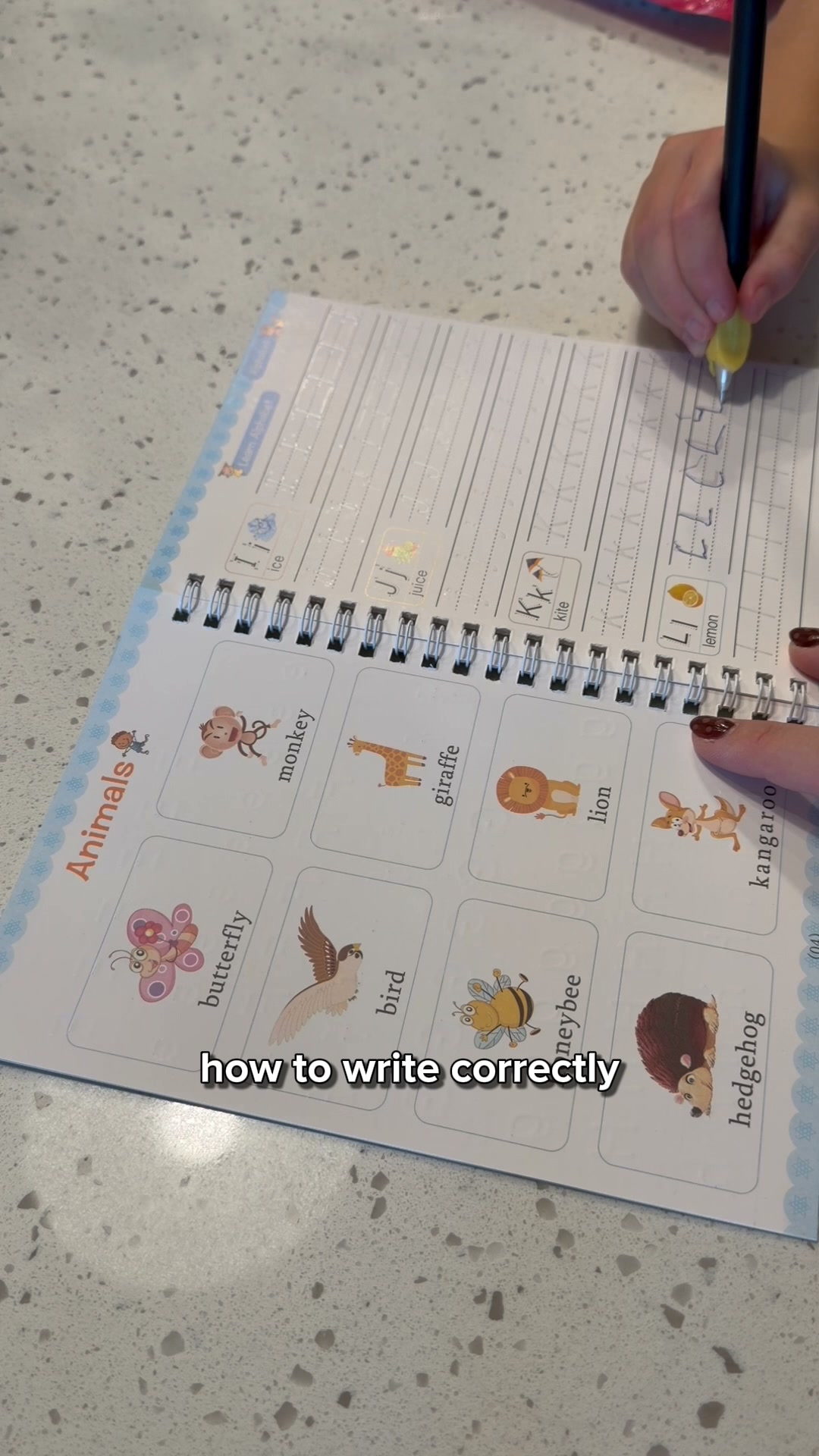 Letters Are Learned by the Hand