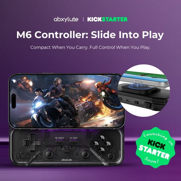 Meet M6: Full Control. Pocketable Design.