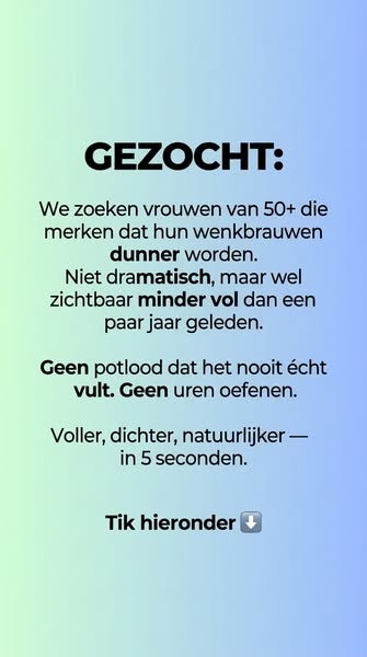 Volle Wenkbrauwen Zonder Gedoe