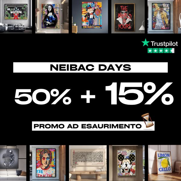 MEGA SALDI AL 50% + EXTRA 15%