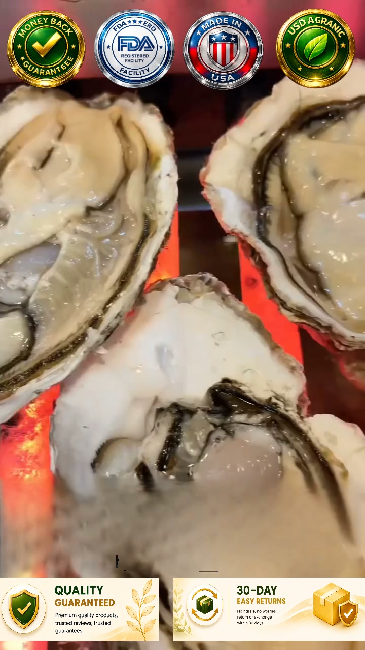 BIG·JUICY·TENDER PURE OYSTER PERFECTION!