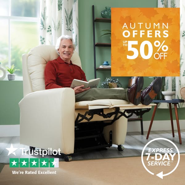Up to 50% off this Autumn!