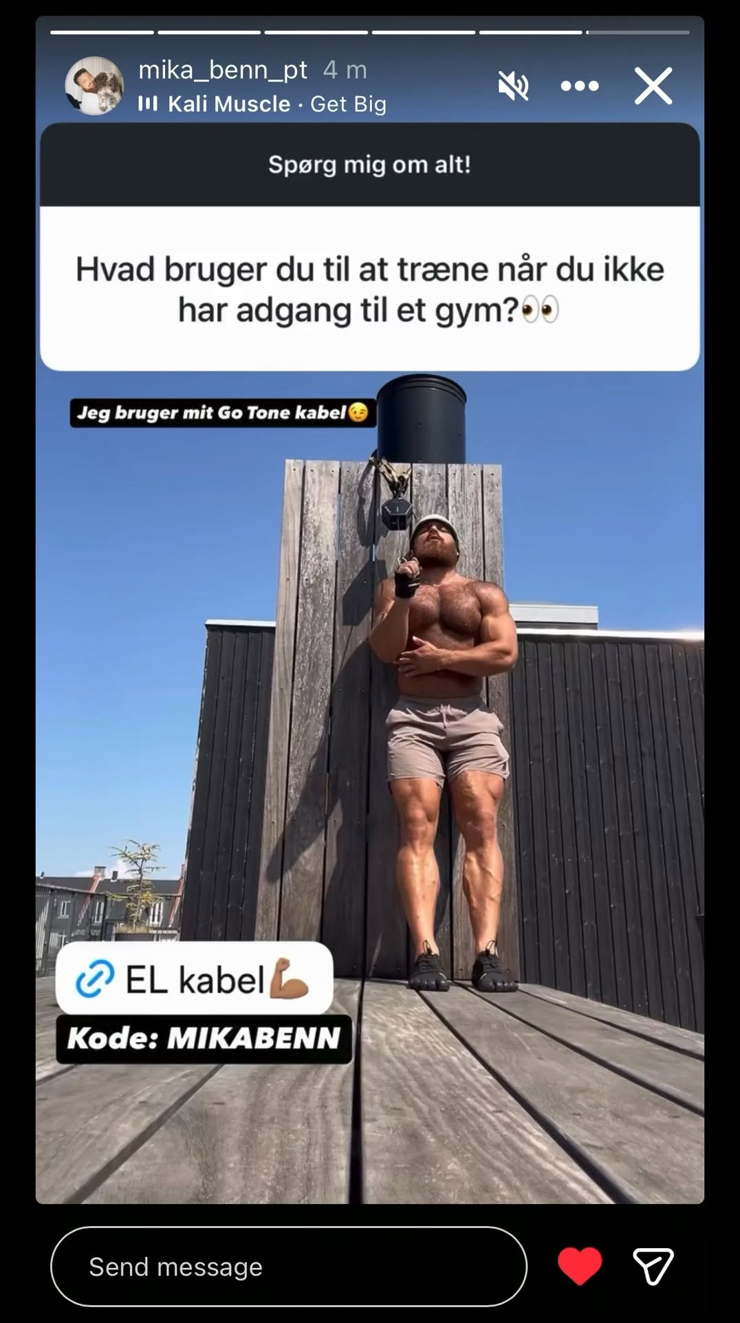 Alternativet til slet ikke at træne