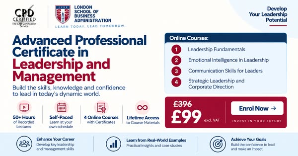 Complete the Leadership Programme for Just £99
