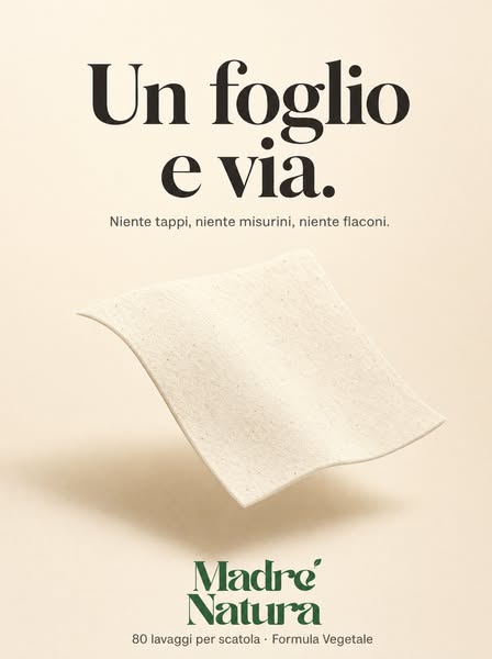 Un foglio e via.