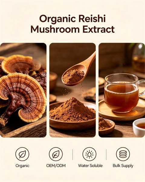 Organic Reishi Wellness Ingredients