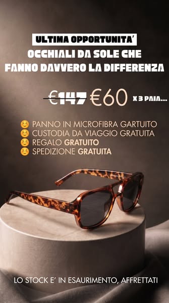 Ultima opportunità: 3 a 60€