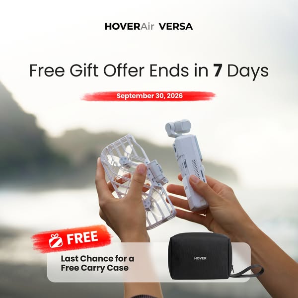 HOVERAir VERSA: This Pocket Camera Can Fly